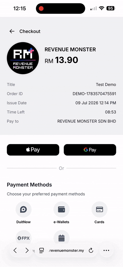Mobile Payment Example